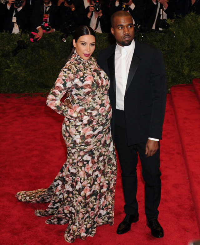 Kim Kardashian and Kanye West