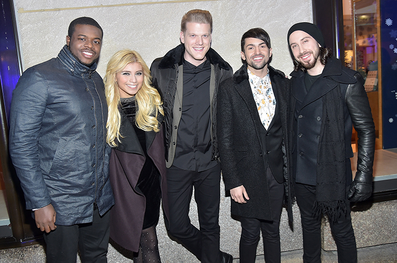 Kevin Olusola, Kirstie Maldonado, Scott Hoying, Mitch Grassi, Avi Kaplan, Pentatonix 