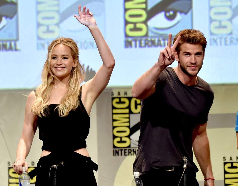 speaks onstage at the "The Hunger Games: Mockingjay Part 2" panel during Comic-Con International 2015 at the San Diego Convention Center on July 9, 2015 in San Diego, California.