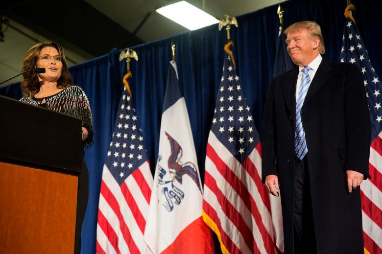 Sarah Palin and Donald Trump, Sarah Palin Iowa, Palin Trump endorsement