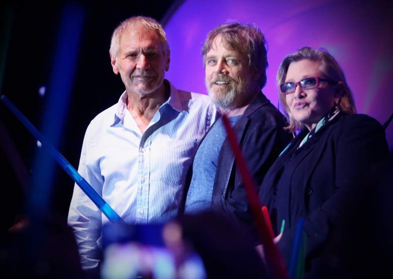 carrie fisher harrison ford