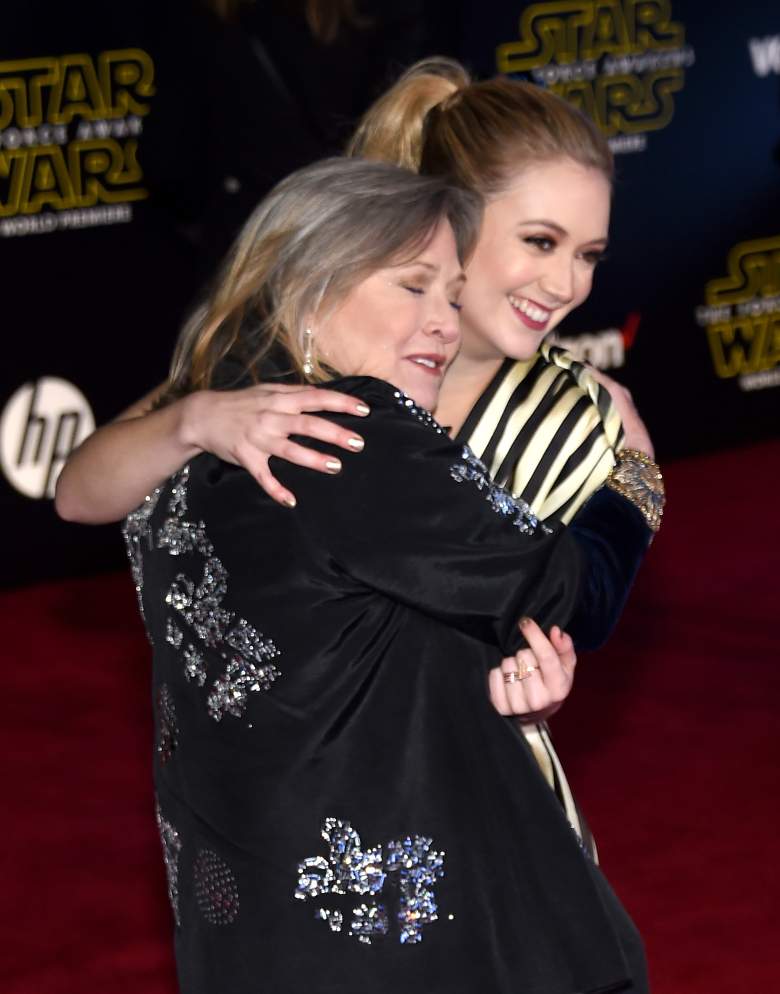 carrie fisher, carrie fisher daughter, billie lourd