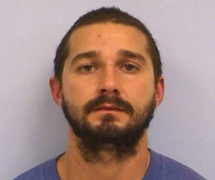 Shia LaBeouf mugshot