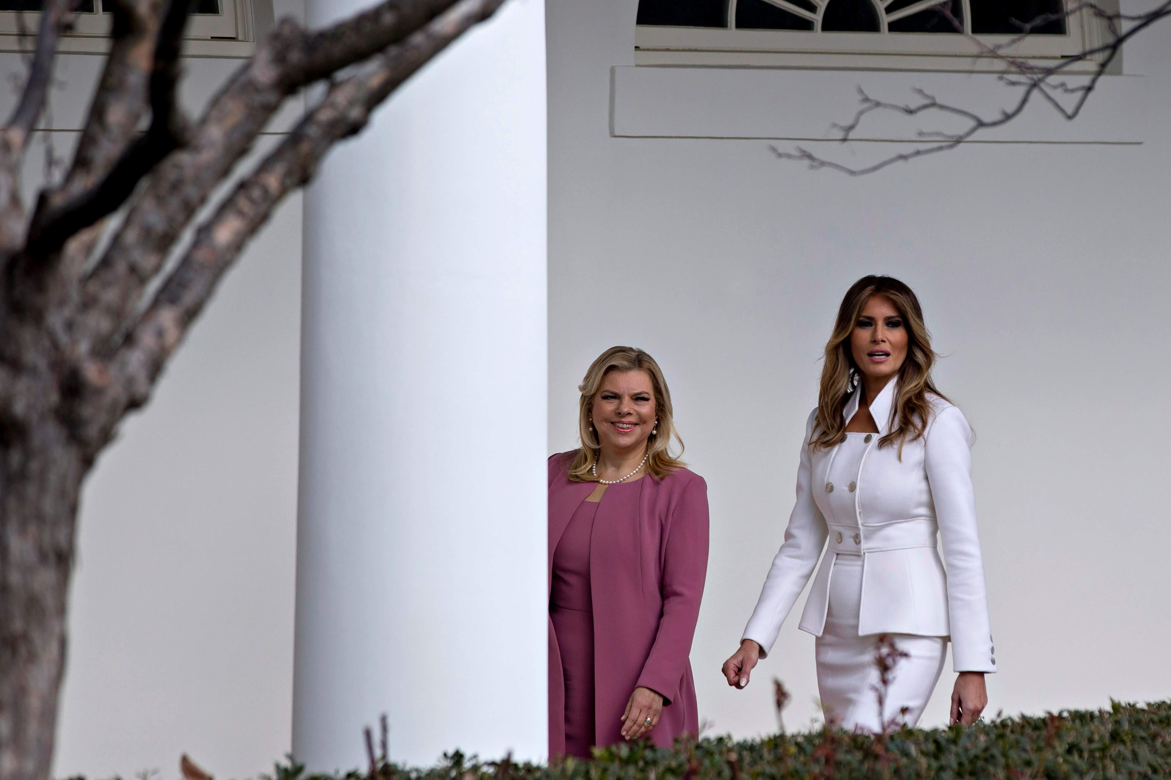 Melania Trump Sara Netanyahu