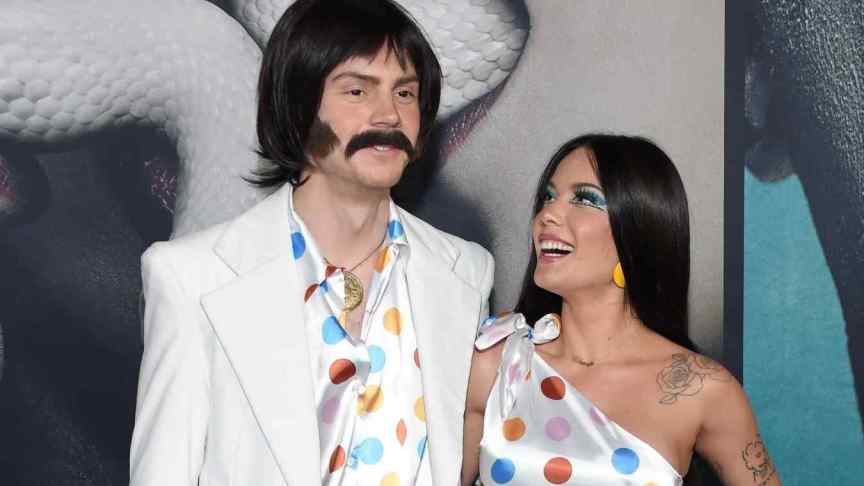 Evan Peters and Halsey