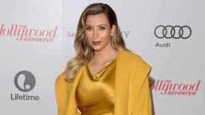 Kim Kardashian blonde