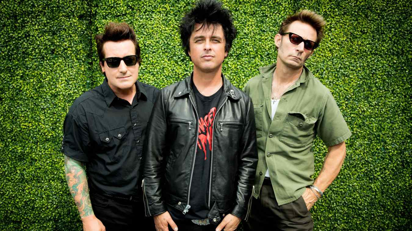 Green Day at the SiriusXM studios.