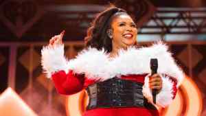 Lizzo at the iHeartRadio Jingle Ball 2019