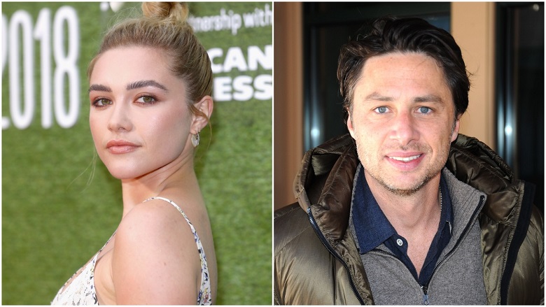 Florence Pugh and Zach Braff