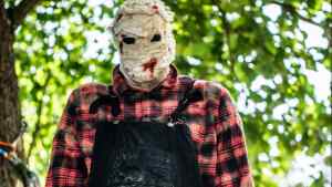 Bruce, the murderous handyman being controlled by the killer on The CW's Killer Camp