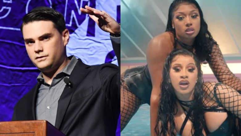 Ben Shapiro, Megan Thee Stallion and Cardi B