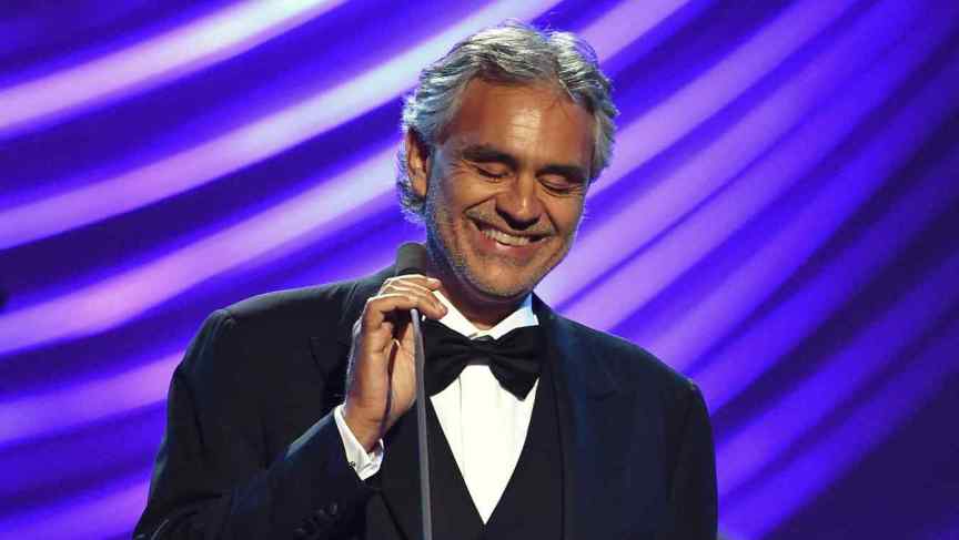 Andrea Bocelli blind