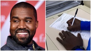 kanye west votes for himself