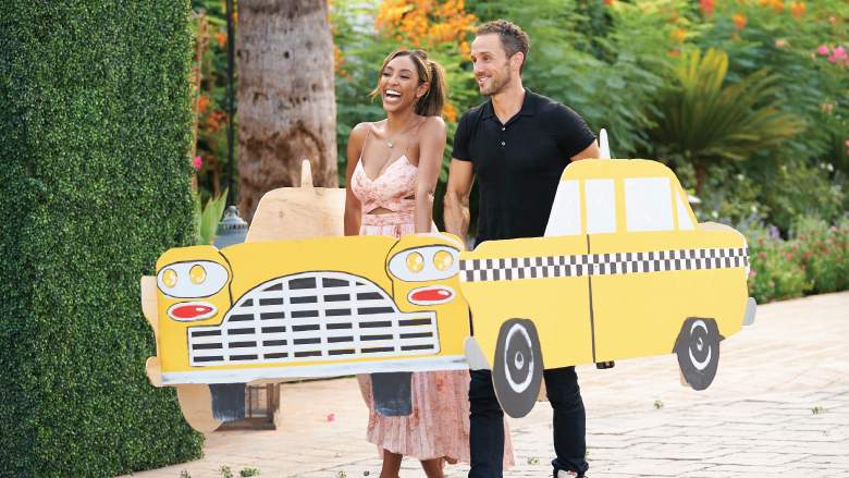 Tayshia Adams and Zac Clark