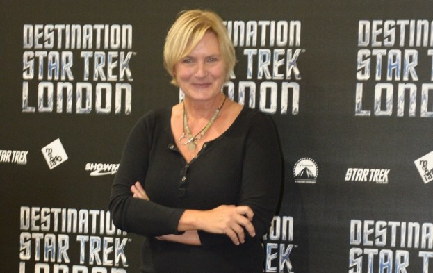 Denise Crosby attends a photocall at Destination Star Trek London at ExCel on October 19, 2012 in London, England.