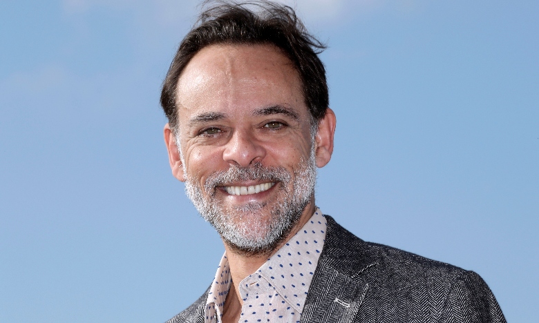 British actor Alexander Siddig poses during a photocall for the TV serie "The Kennedys : after Camelot" as part of the MIPCOM