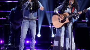Skip Marley and H.E.R. perform onstage during the 51st NAACP Image Awards