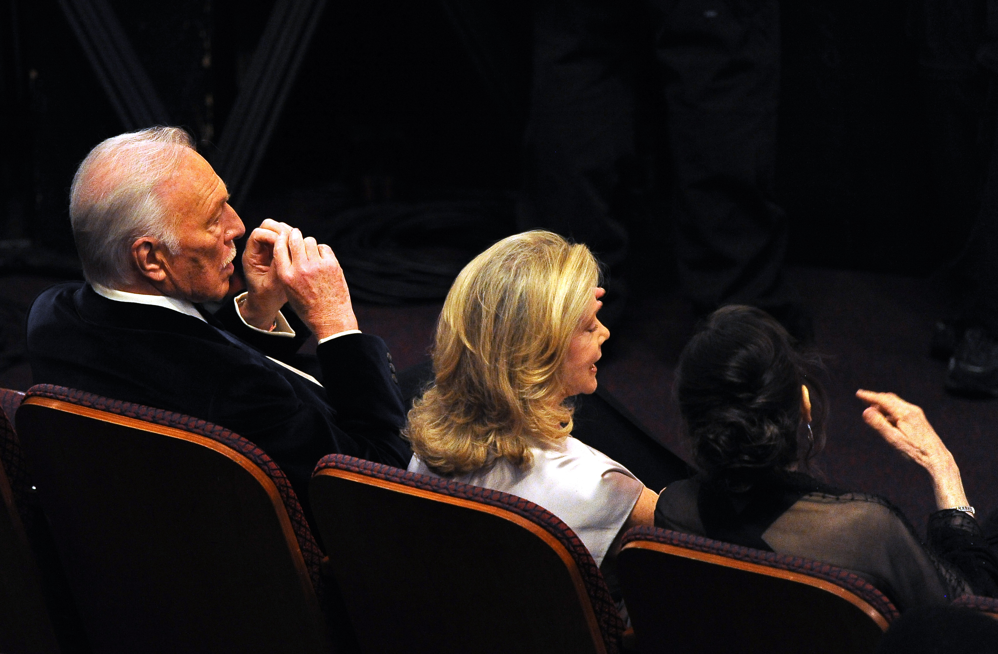 Actor Christopher Plummer and his wife E