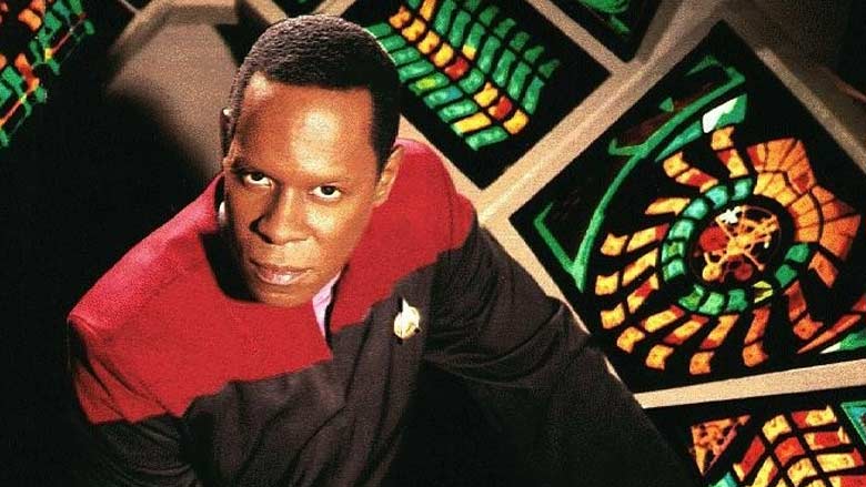Avery Brooks as Commander Sisko on Deep Space Nine