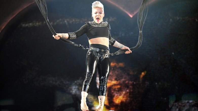 Pink on a Trapeze
