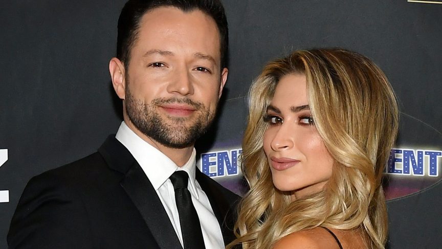 Pasha Pashkov and Daniella Karagach attend the 24th Family Film Awards