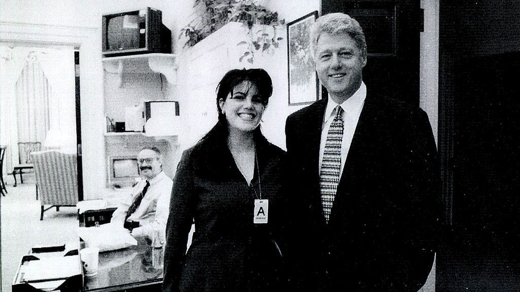 Monica Lewinsky and Bill Clinton