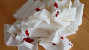 Bloody bandages