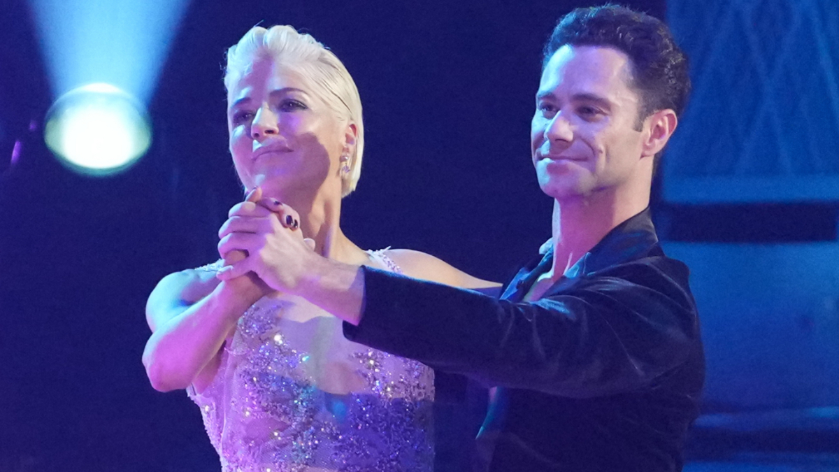 Selma Blair and Sasha Farber