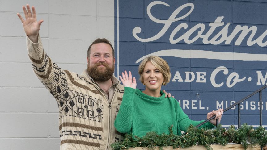 Ben & Erin Napier in "A Christmas Open House"