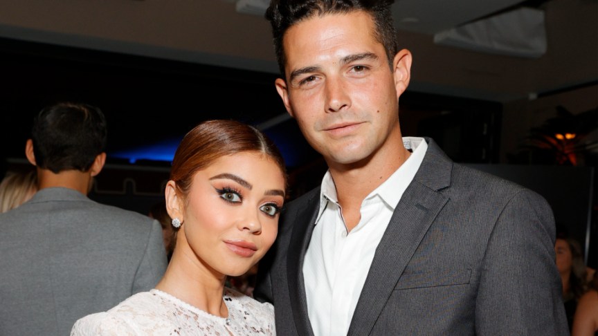 Sarah Hyland and Wells Adams.