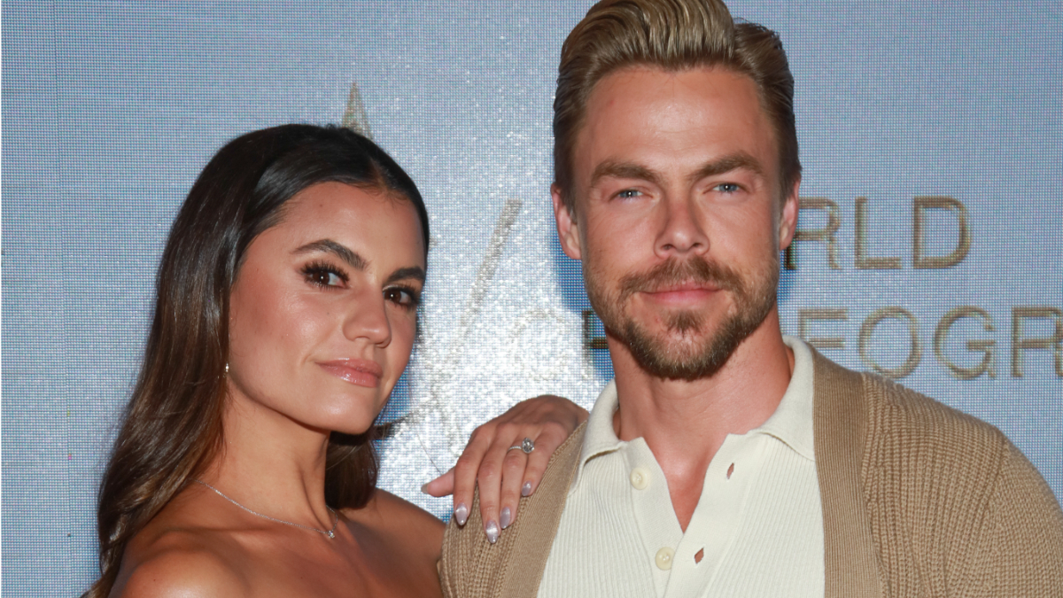 Hayley Erbert and Derek Hough.
