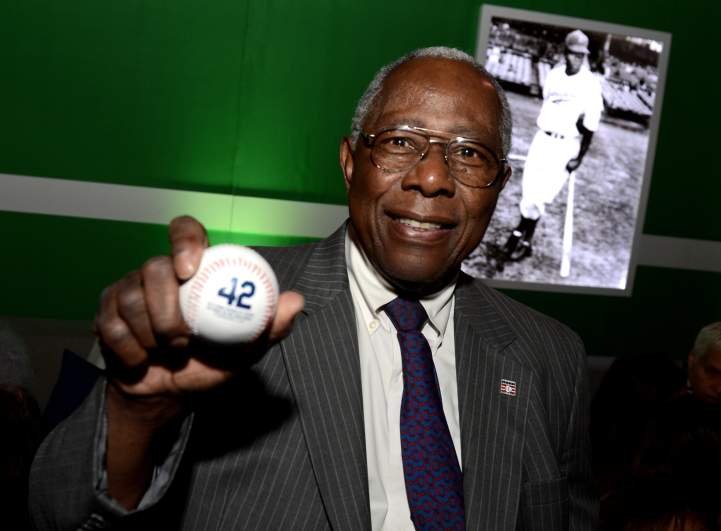 Baseball legend Hank Aaron