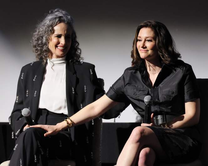 Andi MacDowell and Chyler Leigh