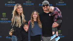 Christina Hall and family