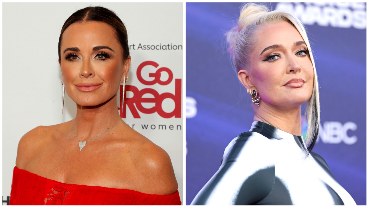 Kyle Richards and Erika Jayne.