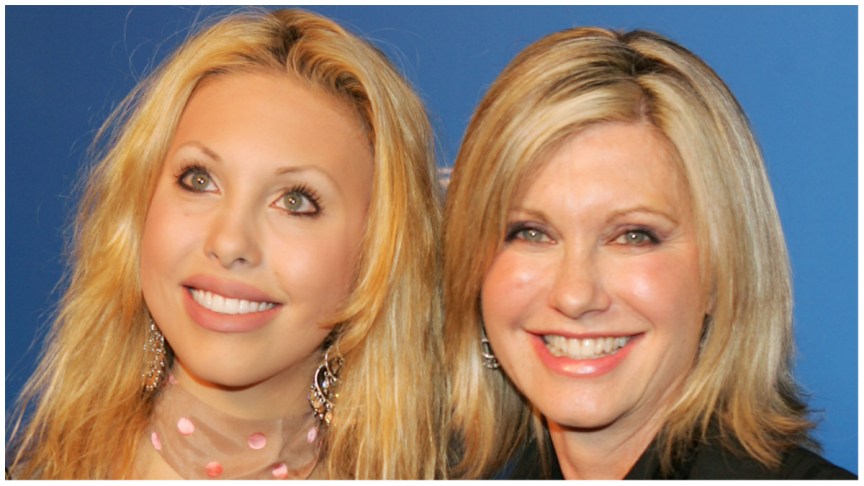 Chloe Lattanzi and Olivia Newton-John