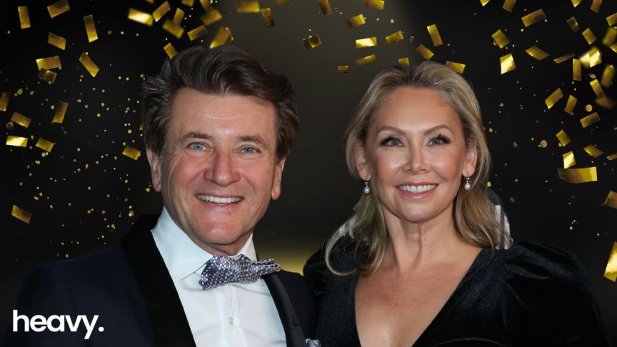 Robert and Kym Herjavec.
