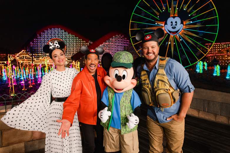 Idol judges at Disneyland