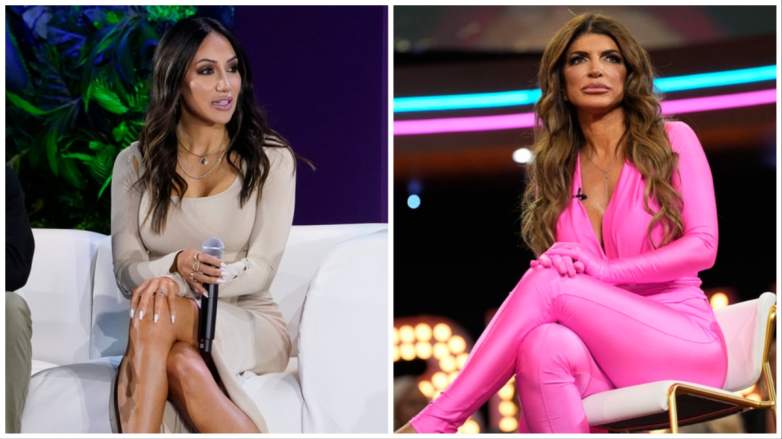 Melissa Gorga and Teresa Giudice at the 2022 BravoCon.