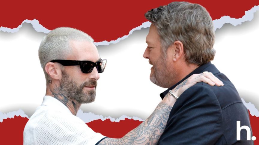 Adam Levine and Blake Shelton