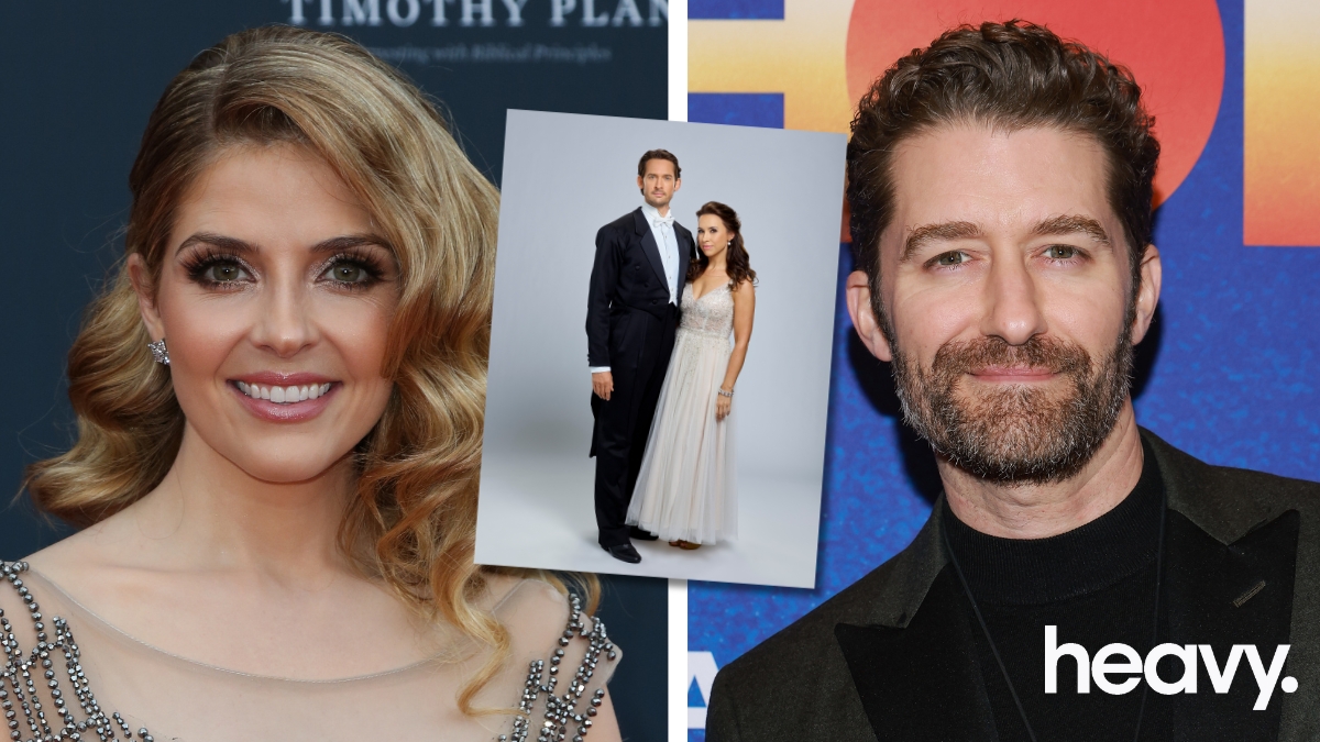 Jen Lilley and Matthew Morrison, inset: Will Kemp and Lacey Chabert