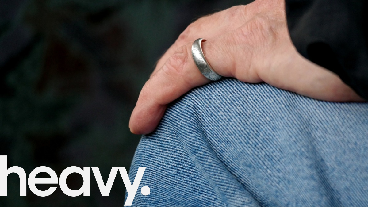 A man wearing a ring.