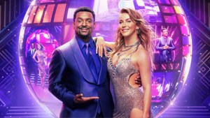 Alfonso Ribeiro and Julianne Hough.
