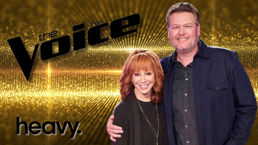 Reba McEntire and Blake Shelton