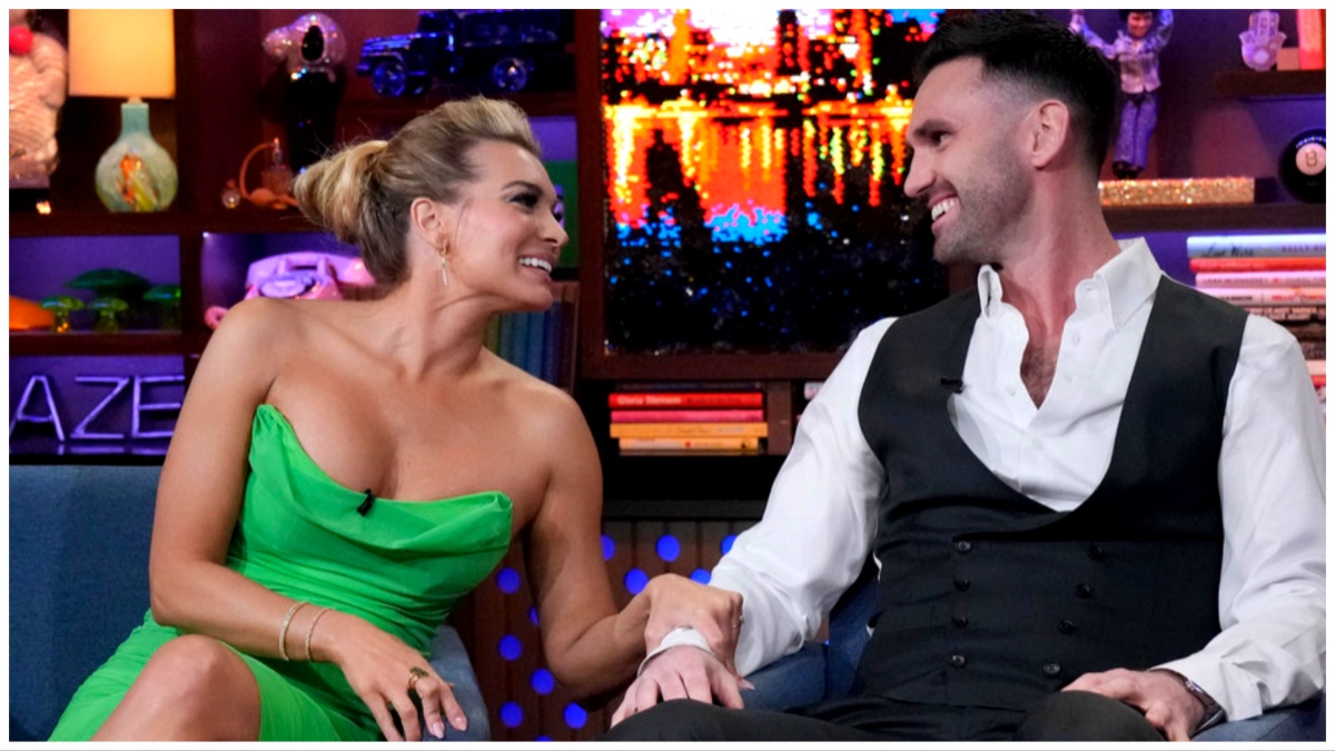 Lindsay Hubbard and Carl Radke on "Watch What Happens Live."