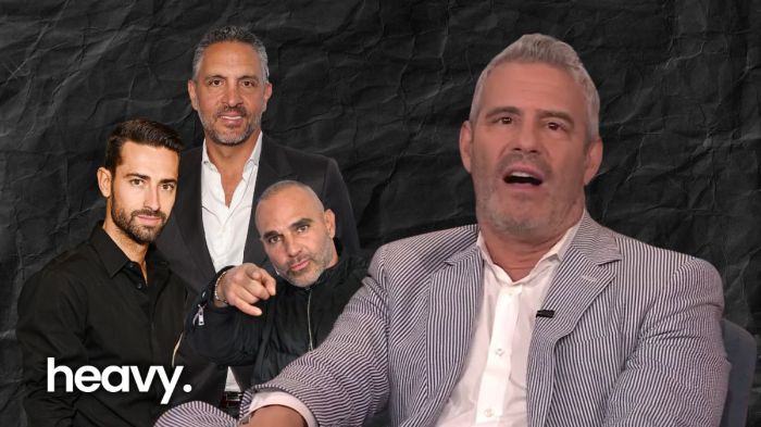 Sergio Carrallo, Mauricio Umansky, Joe Gorga, Andy Cohen