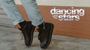 A man dancing.