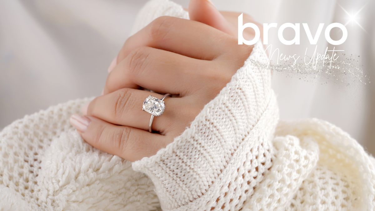 An engagement ring.