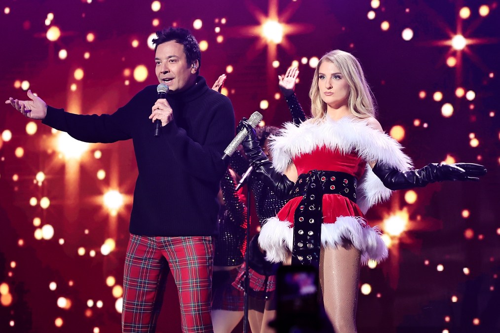 Jimmy Fallon and Meghan Trainor