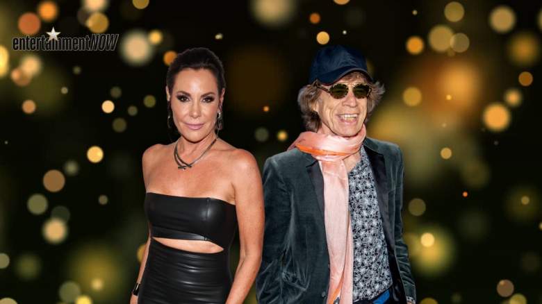 Luann de Lesseps and Mick Jagger.